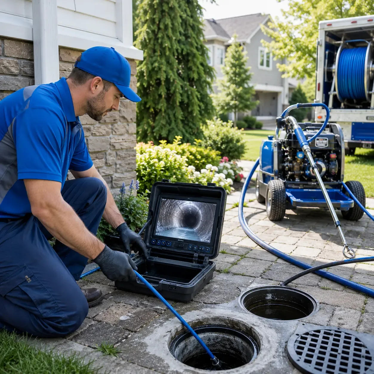 Outdoor drain cleaning professionals serving South Lebanon, OH
