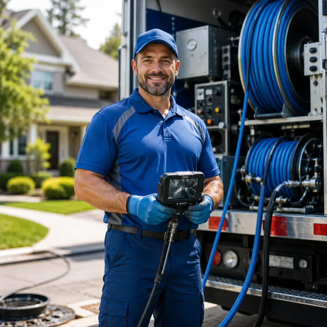 Local outdoor drain cleaning specialists in South Lebanon, OH